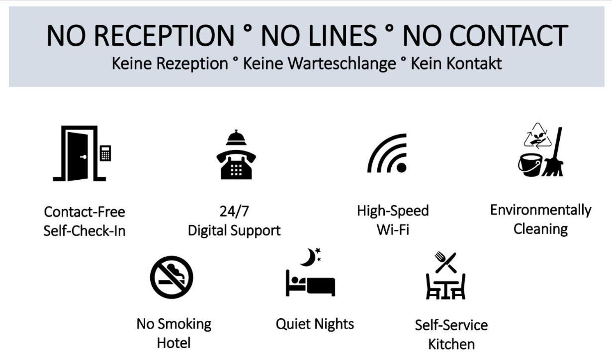 Max Hotel Duesseldorf Self-Check-In Exteriör bild